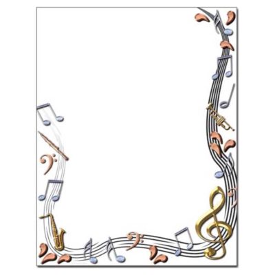 Classical Music Notes Printer Paper