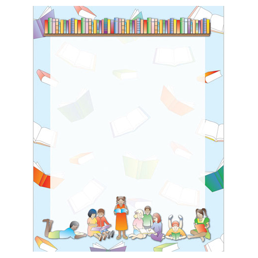 back to school border paper