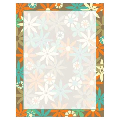 Modern Spring Daisies Floral Flowers Paper